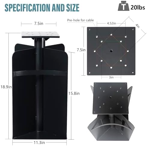 In-ground Umbrella Base for Offset Cantilever Umbrellas, Stainless Steels Outdoor Umbrella Base, Upright Outdoor Umbrella Holder - Image 4