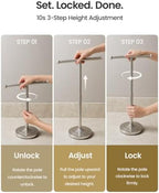 Freestanding Hand Towel Holder Countertop, 13"-19" Height Adjustable - Image 5