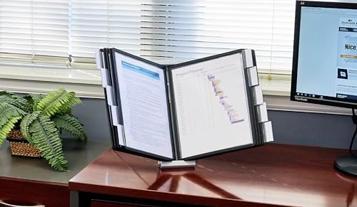 Durable Desktop Reference System 10 Double-Sided Panel, Black, Letter Size - Image 5