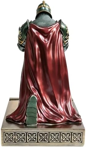 Knight Pen Holder Desk Organizer Office Decor Letter Opener for Desk Green - Image 4