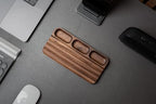 MUUJEE Wooden Desk Pen Pencil Organizer - 7.5 x 3.75 for Work Teacher Dad Wood Pencils Tray Work Minimalist Rustic, Gift for the Man who has it All - Image 5