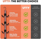 UTTY Multipurpose Portable Hanging Rack - Vertical Hockey Gear Drying Rack - Image 5