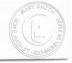 Customized Envelope Embosser for Muslim Families - Personalized Ancient Crescent Design, Custom Made Name and Address Stamp, Desk Embossing Tool, Ideal for Islamic Occasions, 1-5/8 Size - Image 6