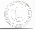 Customized Home Address Embosser - Personalized Return Address Seal, 1-5/8 Round Soft Seal Embosser for Islamic School Teachers, Ideal for Elegant Stationery and Invitations, Personalized Seal by AcornSalesCo