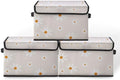 Stackable Clothes Storage Bins with Lids 3 Pack by BestSellers