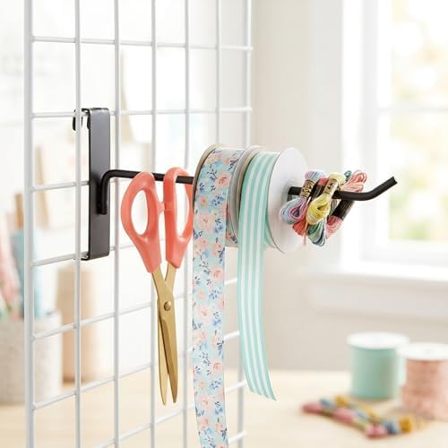60 PCS 10 Inch Gridwall Hooks, Heavy Duty Black Display Hooks for Grid Wall Panels, Metal Hook for Retail Stores, Home and Garage Storage - Image 5