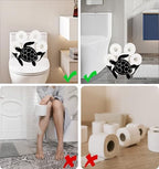 Sea Turtle Toilet Tissue Holder,Animal Paper Holders,Decorative Metal Papers Holder,Funny Toilet Animal Storage for Bathrooms,Bathroom Paper Organizer for Extra 8 Rolls Art Decor - Image 5