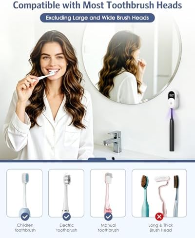 UV Toothbrush Cleaner Holder Mini Toothbrush Cleaner Holders - Image 5
