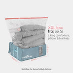 Compactor XXL Vacuum Storage Bag & Semi-Rigid Box, Closet Organizer, 210L - Image 6