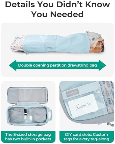 BAGSMART Compression Packing Cubes for Travel Essentials - Image 5