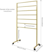 7 Tiers Rolling Display Tie & Scarf Rack Towel Belt Hanger - Image 6