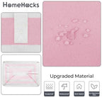 HomeHacks 2 Pack Large Laundry Baskets, Laundry Hampers Bags (Pink 125Lx2) - Image 5