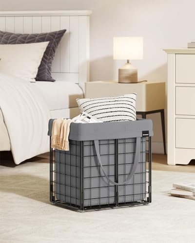 SONGMICS Laundry Hamper, Collapsible, 11 Gal. (50L) - Image 3