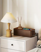 YECAYE Solid Wood Cable Management Box, Walnut Color, 14.2 x 6.1 x 4.1 - Image 4