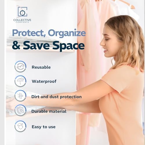 8 Pack XXL & Jumbo Space Saver Vacuum Storage Bags - Image 4