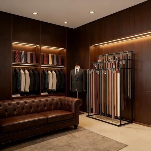 Belt Rack,Belt Display Organizer,Retail Rack for Belts Ties Bags - Image 2