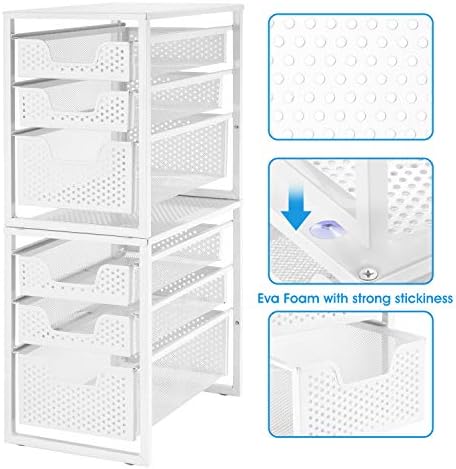 Simple Trending Under Sink Organizer 3-Tier with Sliding Storage Drawer - Image 5