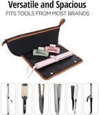 Large Hair Tools Travel Bag with Heat Resistant Mat for Curling Irons, Flat Irons, and Styler Brushes | Protective Organizer for Travel & Home - Image 6