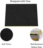 Perfume Tray Vanity Tray with Metal Frame, Gold Tray for Bathroom, Jewelry or Home Decoration 2 Pcs (L+S) - Image 6