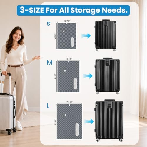 KXB Vacuum Storage Bags for Travel with Rechargeable Wireless Pump - Image 3