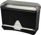San Jamar Junior Bulk Straw Dispenser Holds 250 Straws for Restaurants, Dining Halls, and Fast Food, Plastic, 5 x 10.5 x 8.75 Inches, Black - Image 2