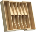 Expandable Utensil Drawer Organizer for Silverware,Bamboo 12 Slot by WELLWENG