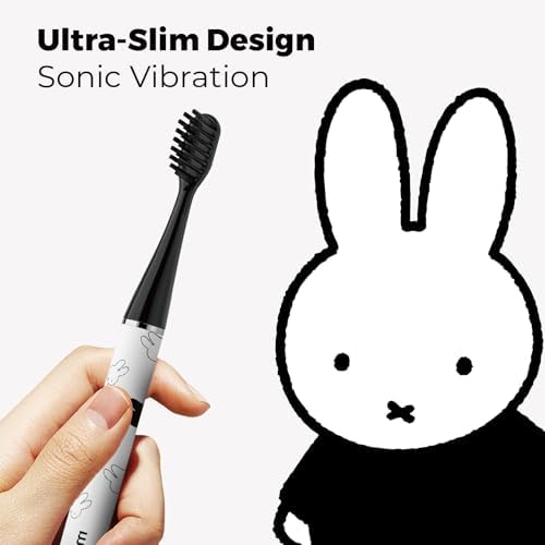 MIPOW Miffy Brush GO i4 Electric Toothbrush & Mini Water Flosser Combo Set, Slim Rechargeable Sonic Toothbrush w/Travel Case & Ceramic Dock，Oral Care Kit for Travel - Image 4