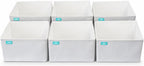 6 Pcs PLIIO Foldable Drawer Organizer, Closet Dresser Drawer Divider, Clothes Storage Box, Storage Bins, Wrinkle-Free Storage Solution for Home and Travel, Wardrobe Organizer and Clothes Folder by COCHIC