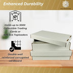 Max Protection 3-Row Super Shoe Storage Box - 3000 Card Count - 5-Pack - Image 5