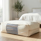 6 Pcs Cotton Canvas Sweater Storage Bag, 20"x14"x5" Closet Organizer Bag - Image 6