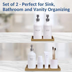 Spacewiser Countertop & Vanity Silicone Tray – 2 PC (11.7" & 7.7") Set - Image 4