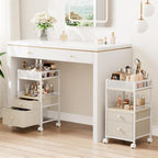 Plaviya Makeup Organizer Cart Under Desk Storage for Perfume Nail Skin Care by Plaviya