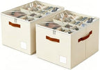 Shoe Organizer, Clear Foldable Storage with Support Base for Bedroom Closet by Unknown