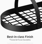 KES Ceiling Pot Rack 34-Inch Hanging Pot Rack for Kitchen Oval Pot and Pan Rack Matte Black Pot Hanger with 20 S Hooks (For 16" and 24" Joist), KUR221S85-BK - Image 6
