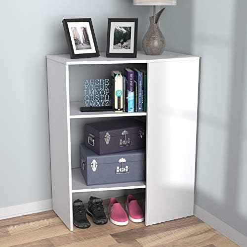 ClosetMaid SuiteSymphony Wood Corner Shelf Unit, 2 Shelves, Adjustable, Stacking, For Storage, Closet, Clothes, Shoes, Décor, Pure White - Image 2