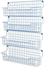 Spice Rack Wall Mount, 4 Pack Spice Organizer, Light Blue by AURIKAR