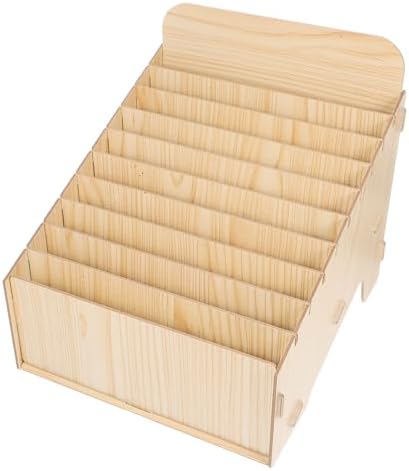 COHEALI Wooden Mail Organizer with Multiple Compartments for Office Home by COHEALI