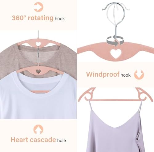 Velvet Hangers Felt Clothes Hangers 30 Pack - Image 5