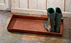 HF by LT Moose Pattern Metal Boot Tray, 30 x 13 inches, Antique Copper Finish - Image 2