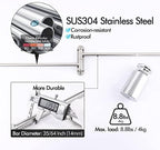 KES 19.5-Inch Bathroom Towel Rack, Swivel Towel Rack 2-Arm, Swing Out Double Towel Bar Wall Mounted, SUS304 Stainless Steel Brushed Finish, A2103S2L50-2 - Image 3