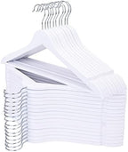 Wooden Hangers 30 Pack, Wood Hangers with Extra Smooth Finish by ELONGHOME