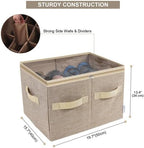 Moteph Shoe Organizer for Closet - Shoe Storage Organizer for Closet Organization with Clear Cover & Adjustable Dividers, Shoe Rack & Basket - (Light Brown, Medium - 16 Pairs) - Image 5
