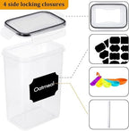 42pcs Airtight Containers, Clear Stackable Dry Food Storage - Image 3