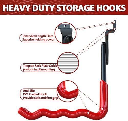 Slatwall Hooks 14 Pack Heavy Duty Multi Sizes Slatwall Accessories - Image 5