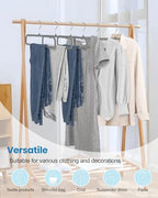 Velvet Hangers Non Slip - 20 Pack Pants Hangers for Grey Felt Hangers - Image 6