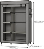 Calmootey Portable Closet Organizer, Space-Saving Storage System for Home - Image 3