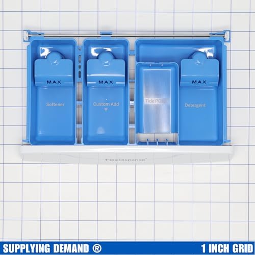 Supplying Demand WH42X34717 Washer Detergent Dispenser Drawer Assembly - Replaces AP7193725, WH42X34191 - Image 2