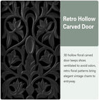 3More Vintage Carved Versatile Multi Layout Entryway Shoe Bench with Drawer - Image 7