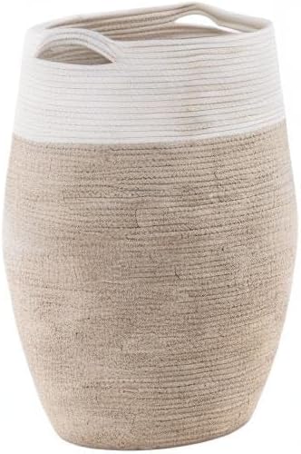 YOUDENOVA 105L Cotton Rope Laundry Hamper, Collapsible Woven Basket - Image 7