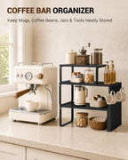Kitchen Countertop Organizer, Counter Shelf for Corners Coffee Bars Pantry - Image 7